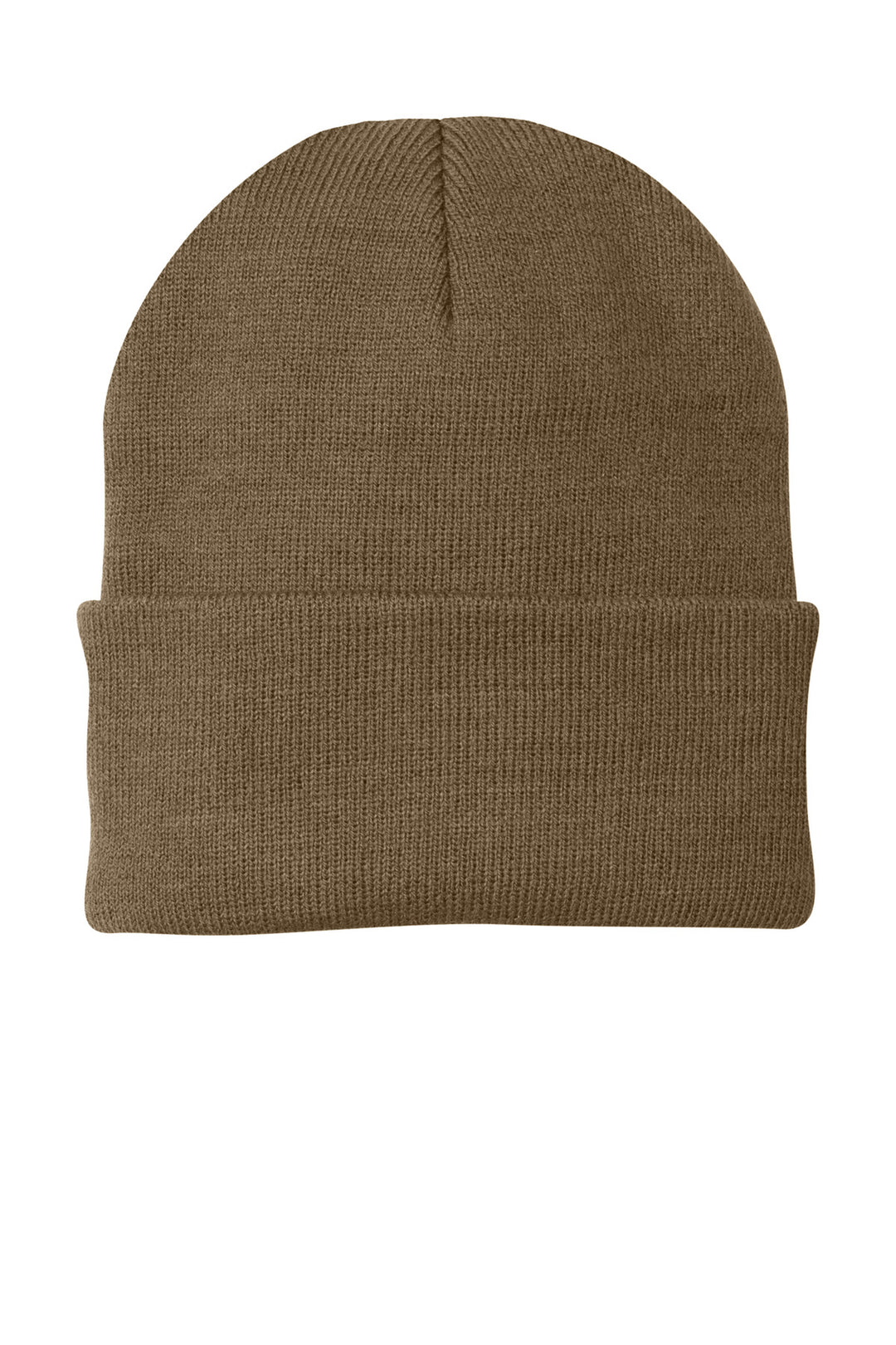 Port Authority Knit Cap.  CP90 — Woodland Brown — front