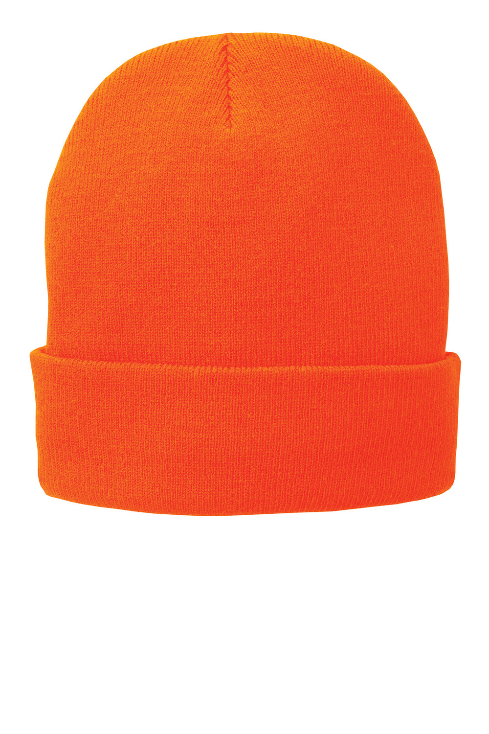 Port Authority Fleece-Lined Knit Cap. CP90L — Athletic Orange — front