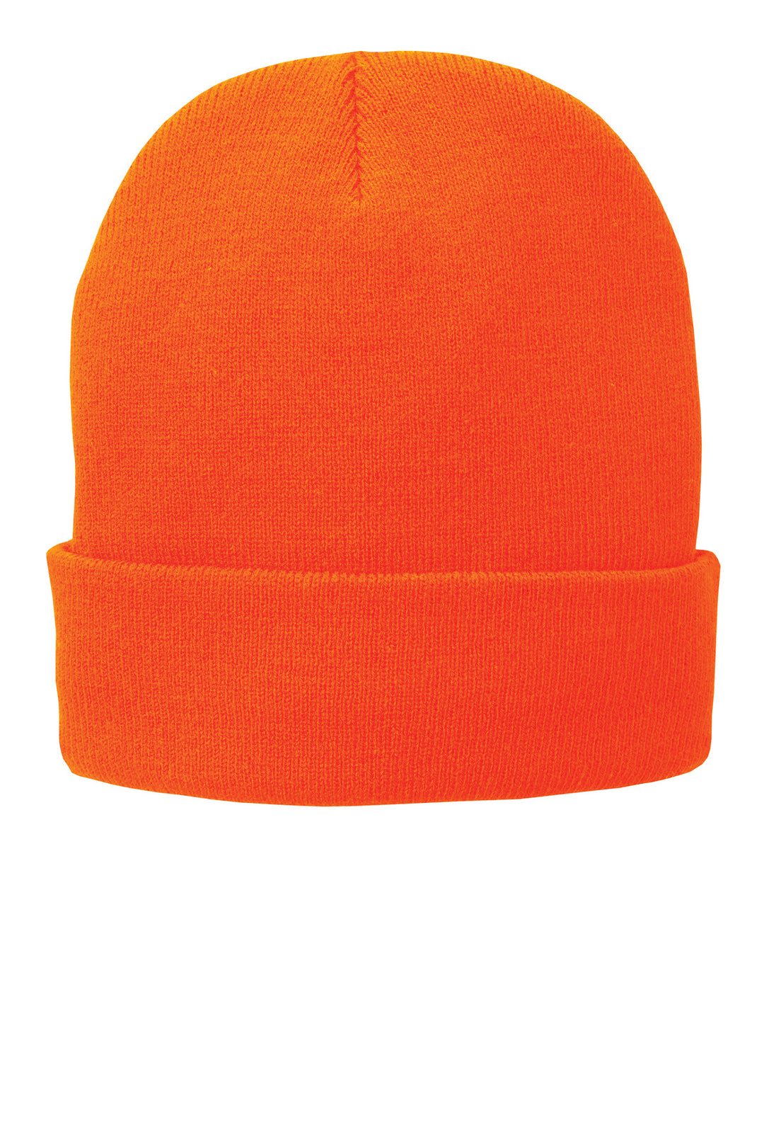 Port Authority Fleece-Lined Knit Cap. CP90L — Athletic Orange — front