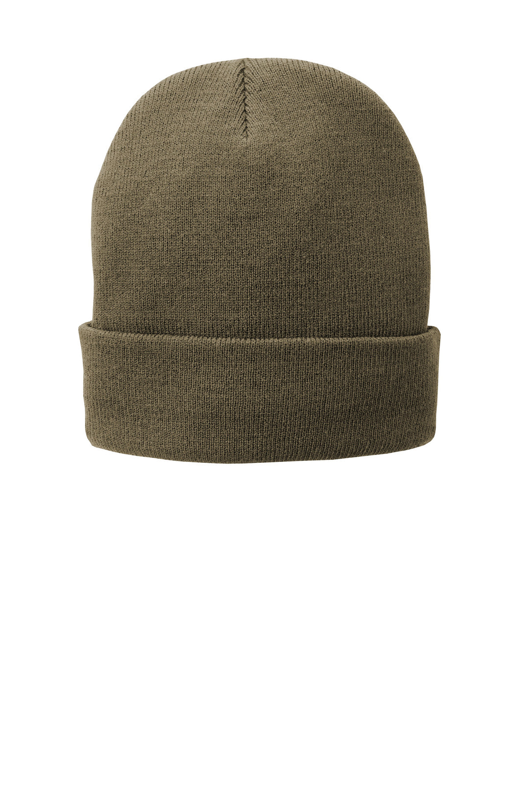 Port Authority Fleece-Lined Knit Cap. CP90L — Coyote Brown — front