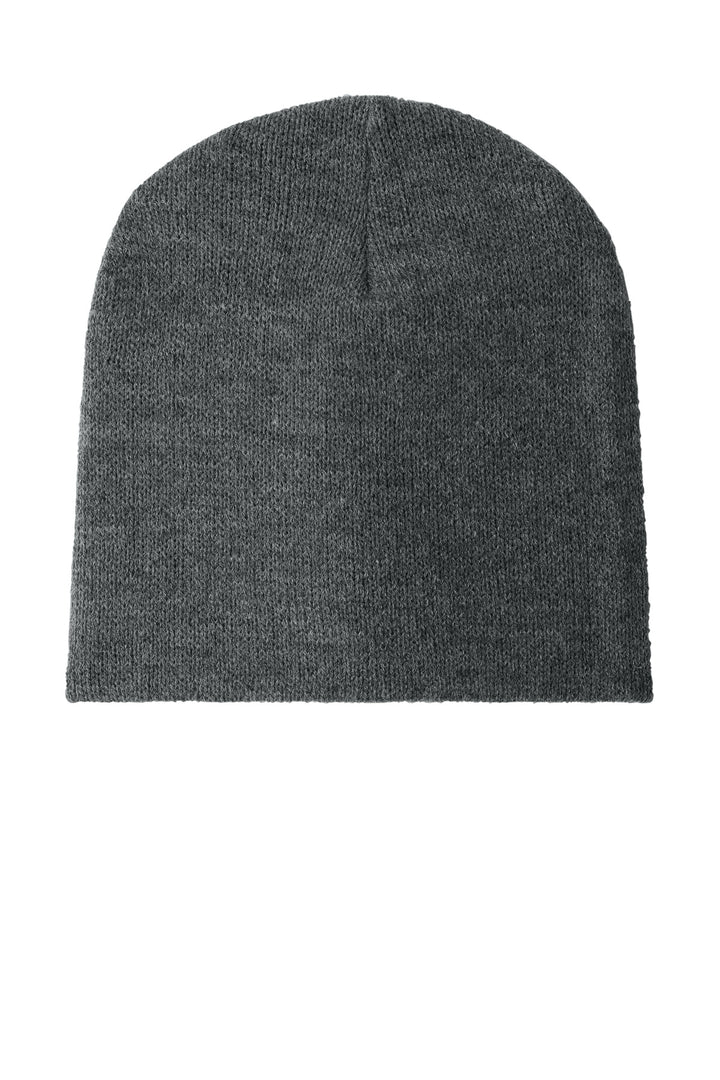 Port Authority Beanie Cap.  CP91 — Athletic Oxford — front