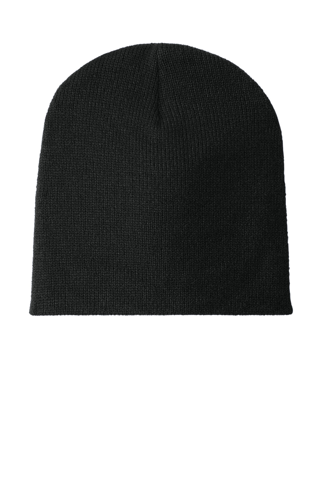 Port Authority Beanie Cap.  CP91 — Black — front