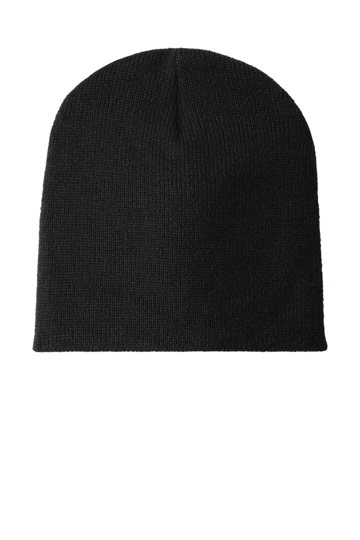 Port Authority Beanie Cap.  CP91 — Black — front