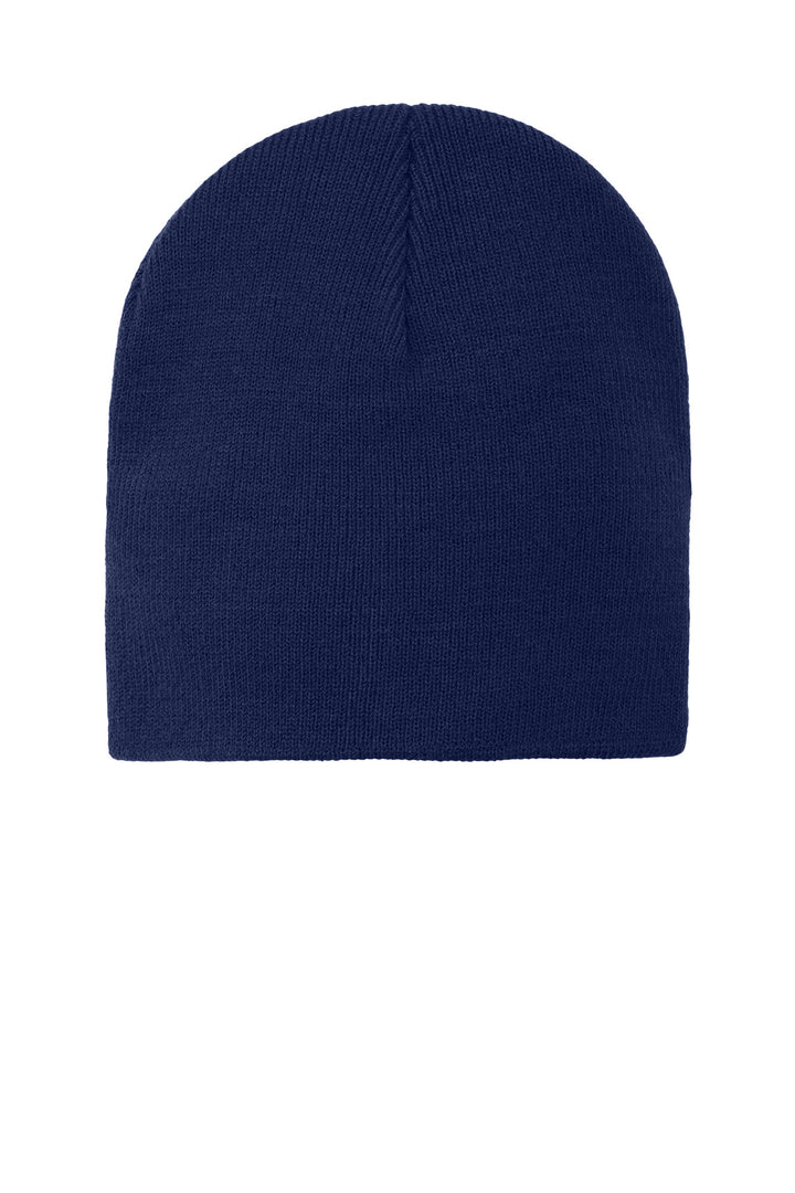 Port Authority Knit Skull Cap.  CP94 — Navy — front