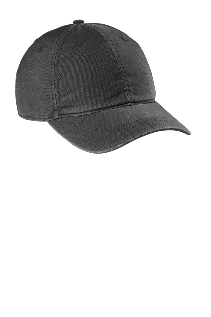 Carhartt Cotton Canvas Cap CT103938 — Black — front