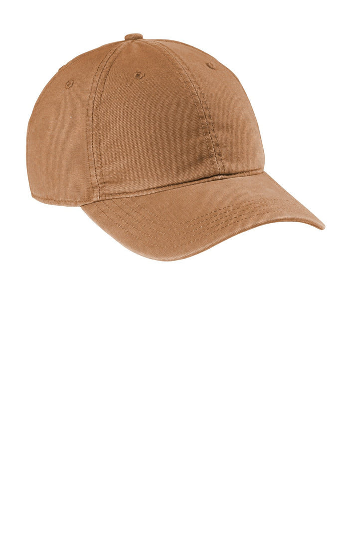 Carhartt Cotton Canvas Cap CT103938 — Carhartt Brown — front