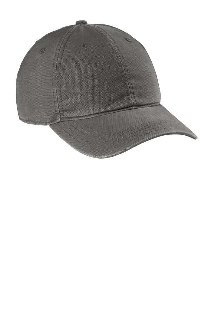 Carhartt Cotton Canvas Cap CT103938 — Gravel — front