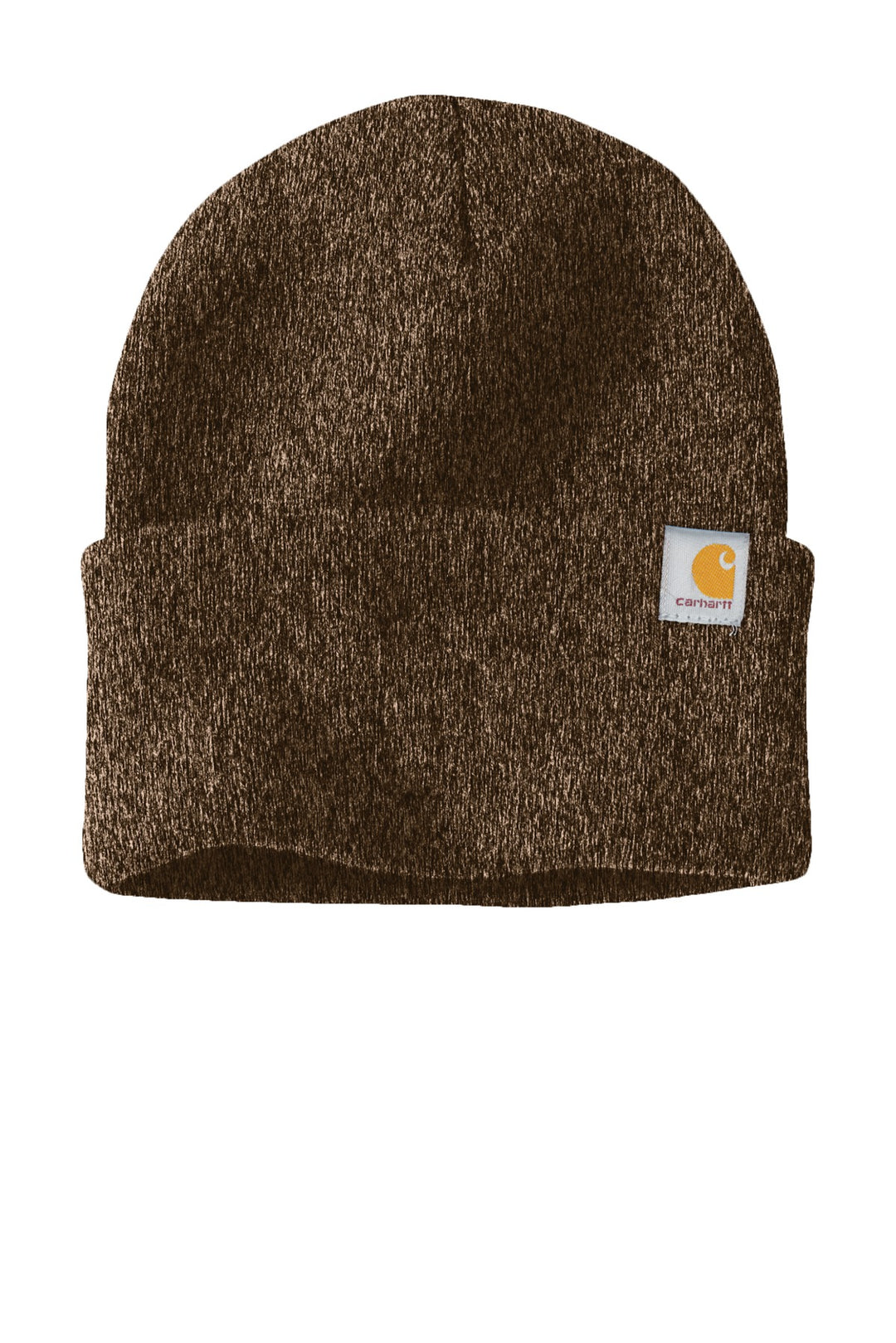Carhartt Watch Cap 2.0 CT104597 — Dark Brown/ Sandstone — front