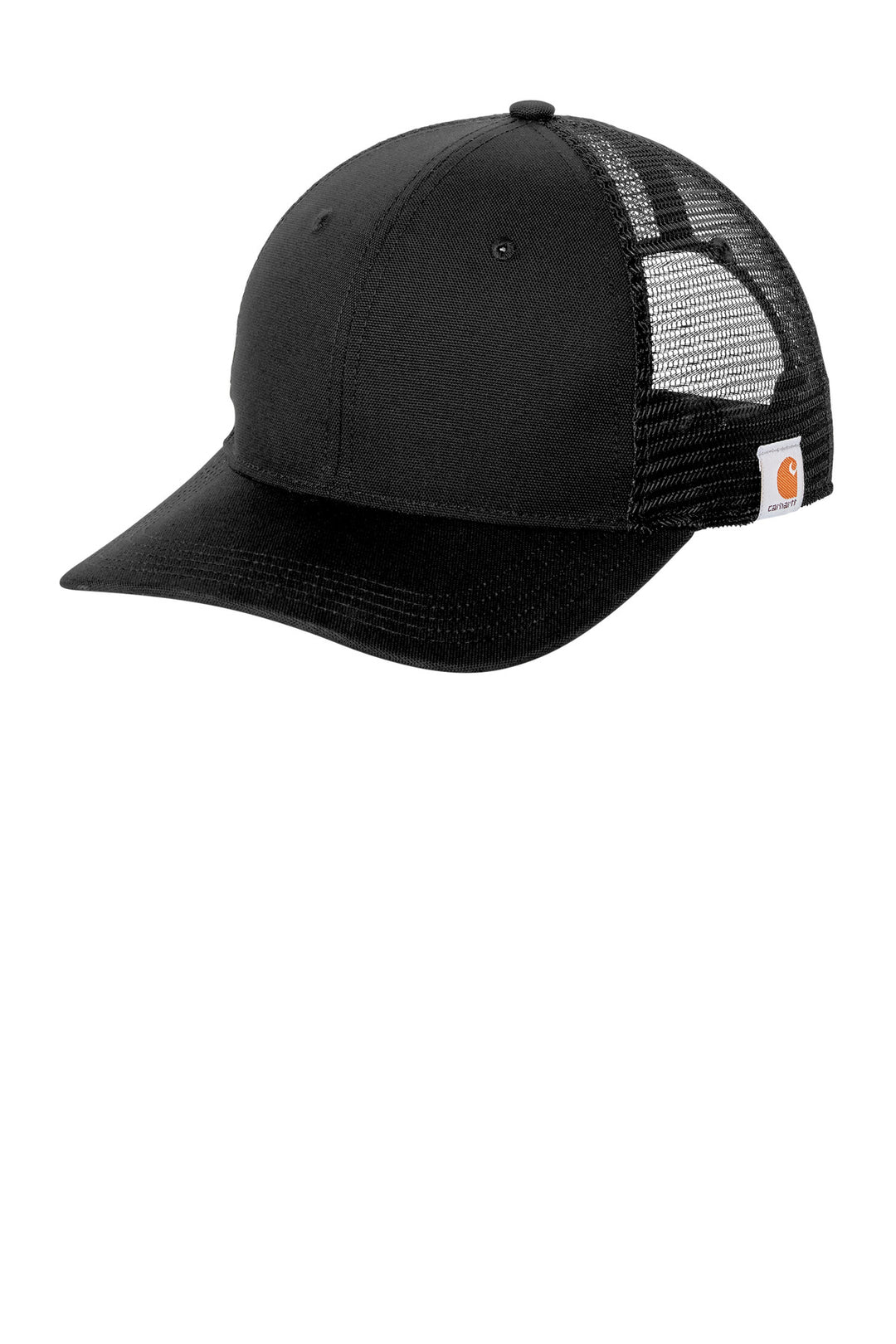 Carhartt Canvas Mesh Back Cap CT105298 — Black — front