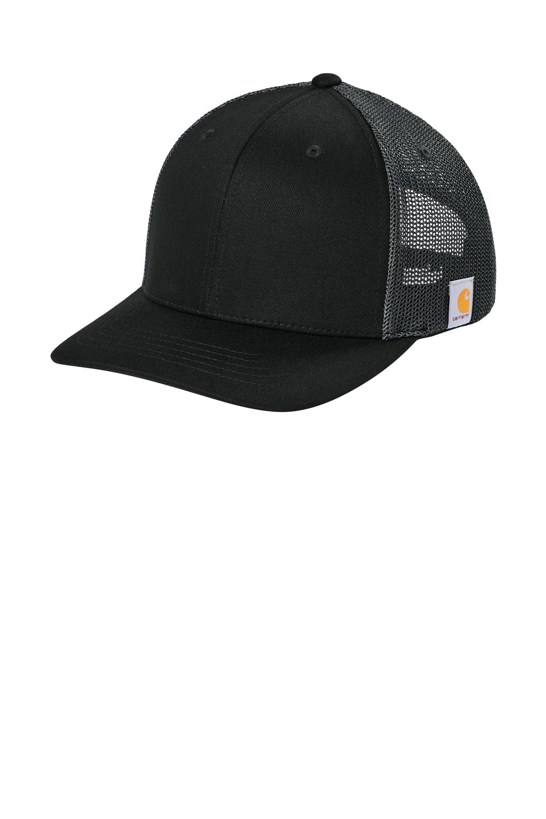 Carhartt Flexfit 110 Mesh Back Cap CT106577 — Black/ Asphalt Grey — front