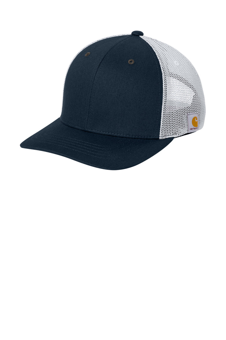 Carhartt Flexfit 110 Mesh Back Cap CT106577 — Navy/ White — front