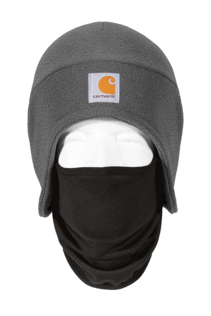 Carhartt  Fleece 2-In-1 Headwear. CTA202 — Charcoal Heather — front