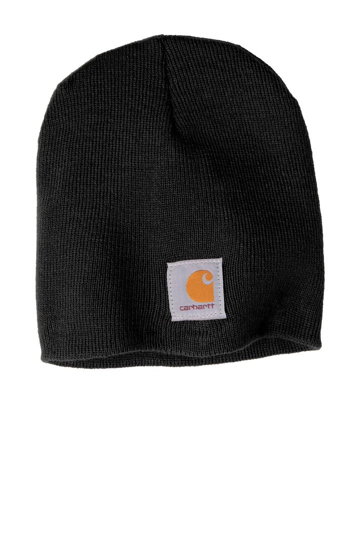 Carhartt  Acrylic Knit Hat. CTA205 — Black — front