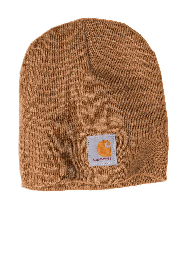 Carhartt  Acrylic Knit Hat. CTA205 — Carhartt Brown — front