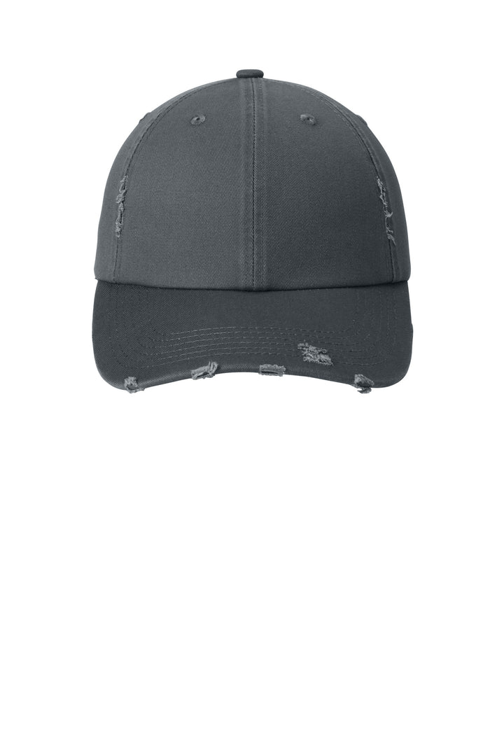 District Distressed Cap. DT600 — Nickel — front