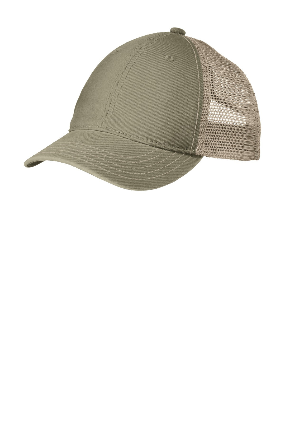 District Super Soft Mesh Back Cap. DT630 — Olive/ Khaki — front