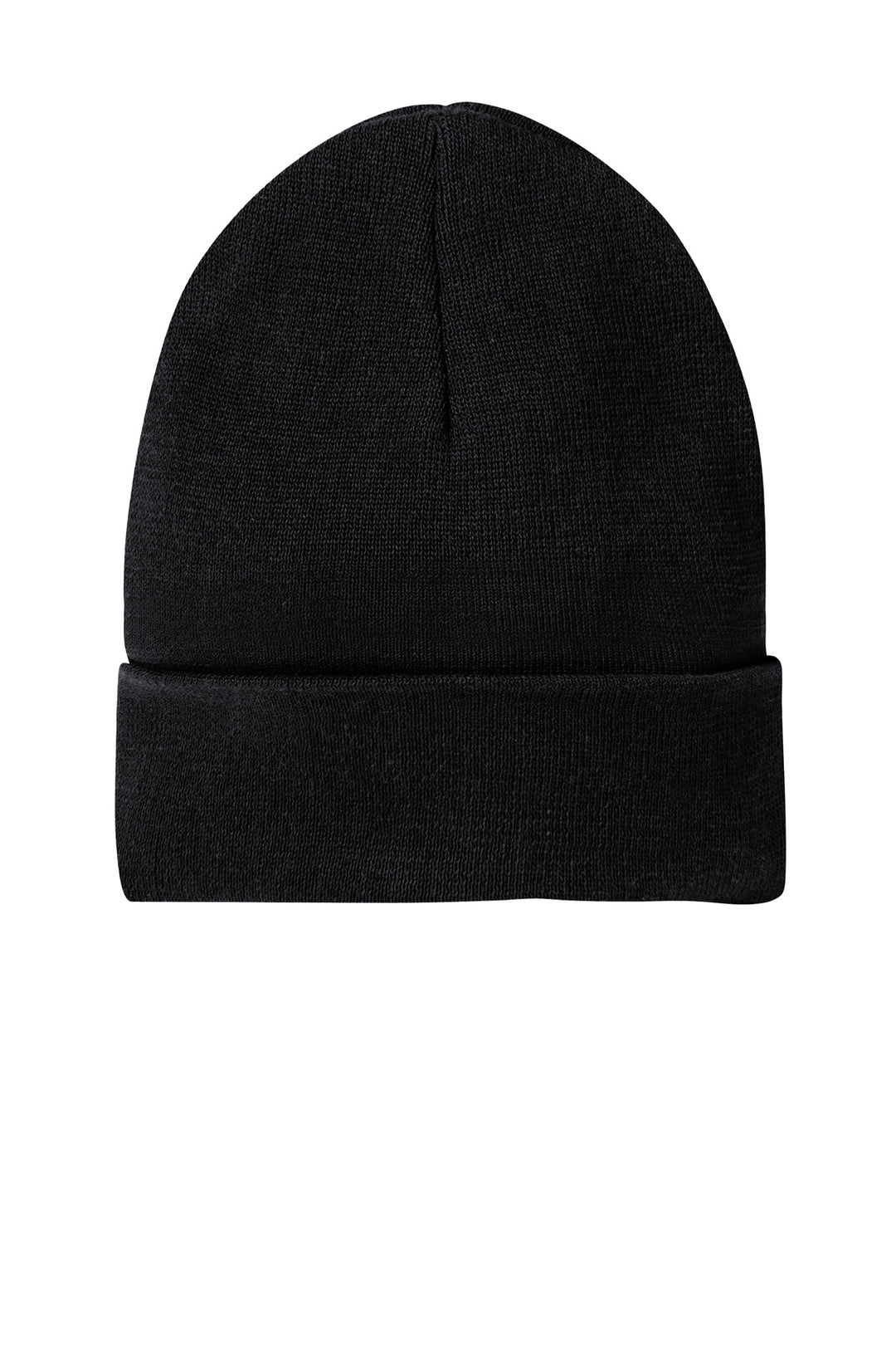District Re-Beanie DT815 — Black — front