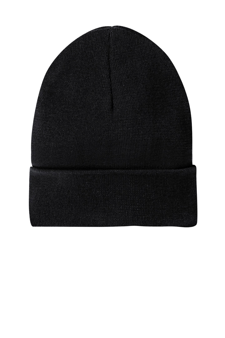 District Re-Beanie DT815 — Black — front