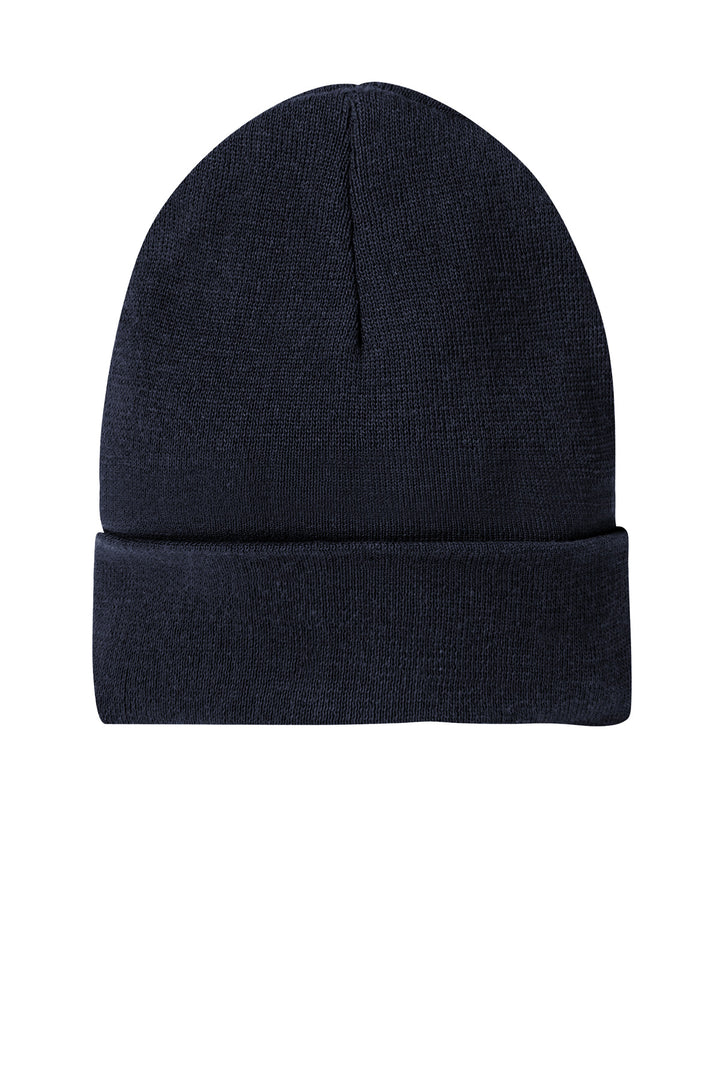District Re-Beanie DT815 — True Navy — front