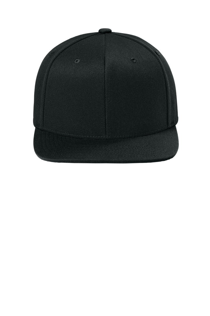 Flexfit 110 Snapback Cap FF110F — Black — front