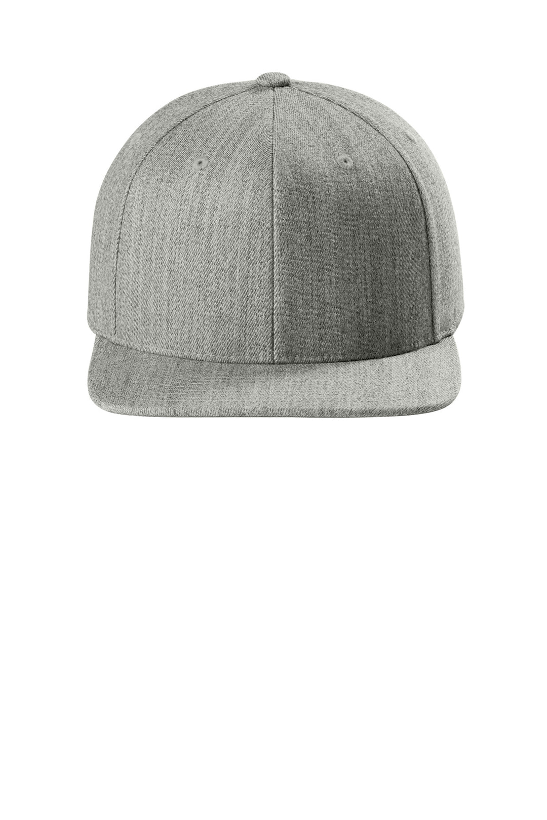Flexfit 110 Snapback Cap FF110F — Heather Grey — front