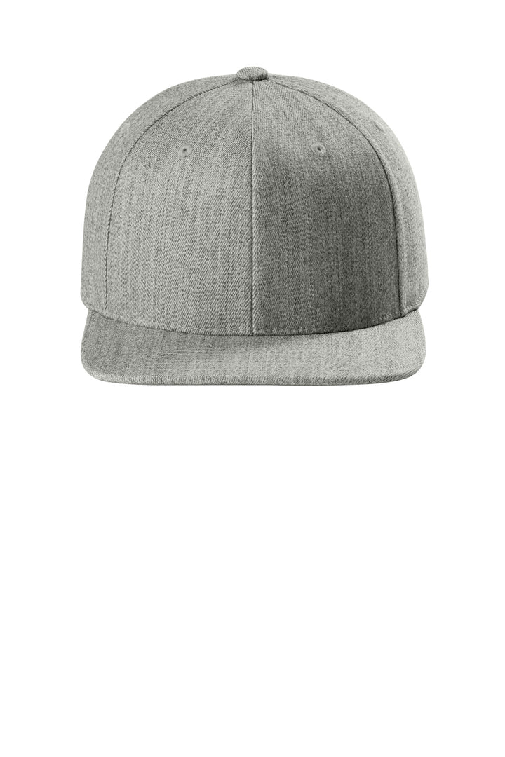 Flexfit 110 Snapback Cap FF110F — Heather Grey — front