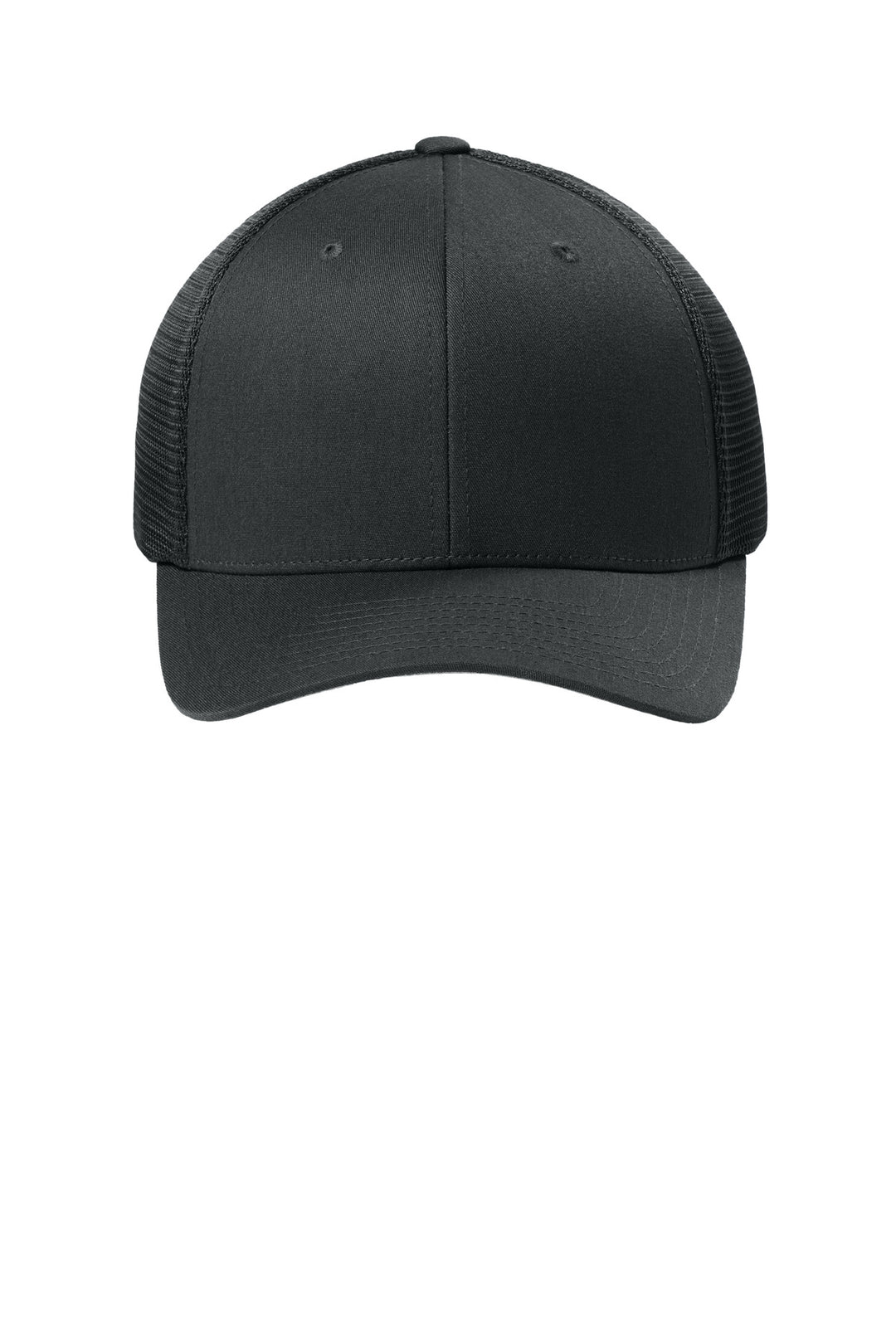 Flexfit 110 Mesh Cap FF110M — Black — front