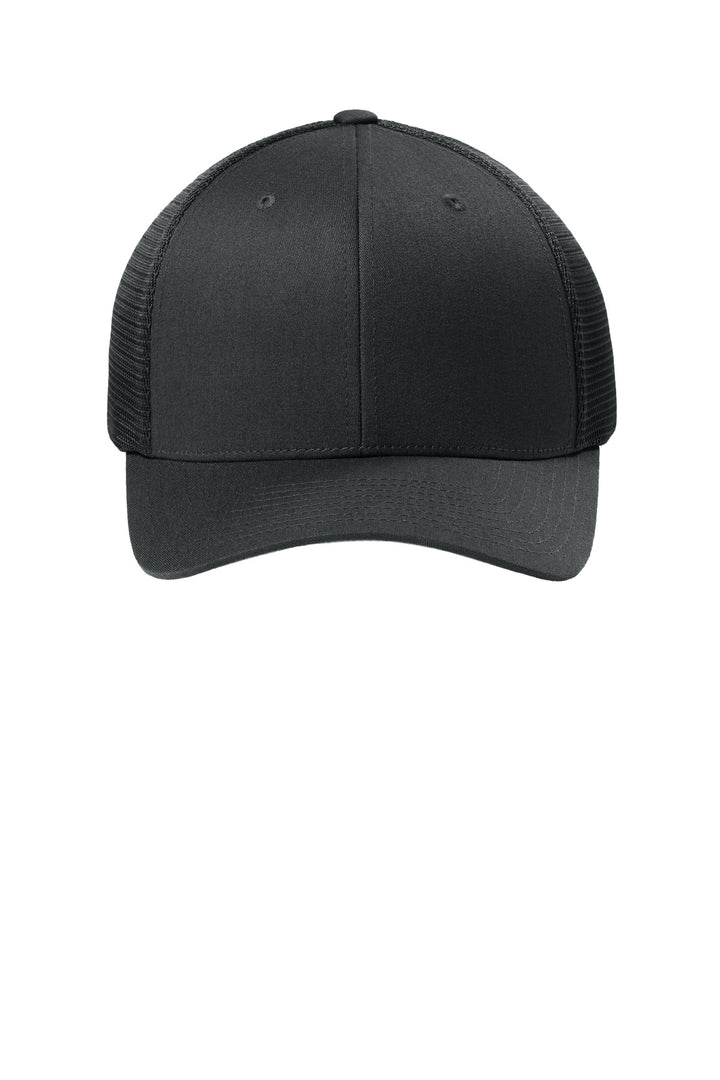 Flexfit 110 Mesh Cap FF110M — Black — front