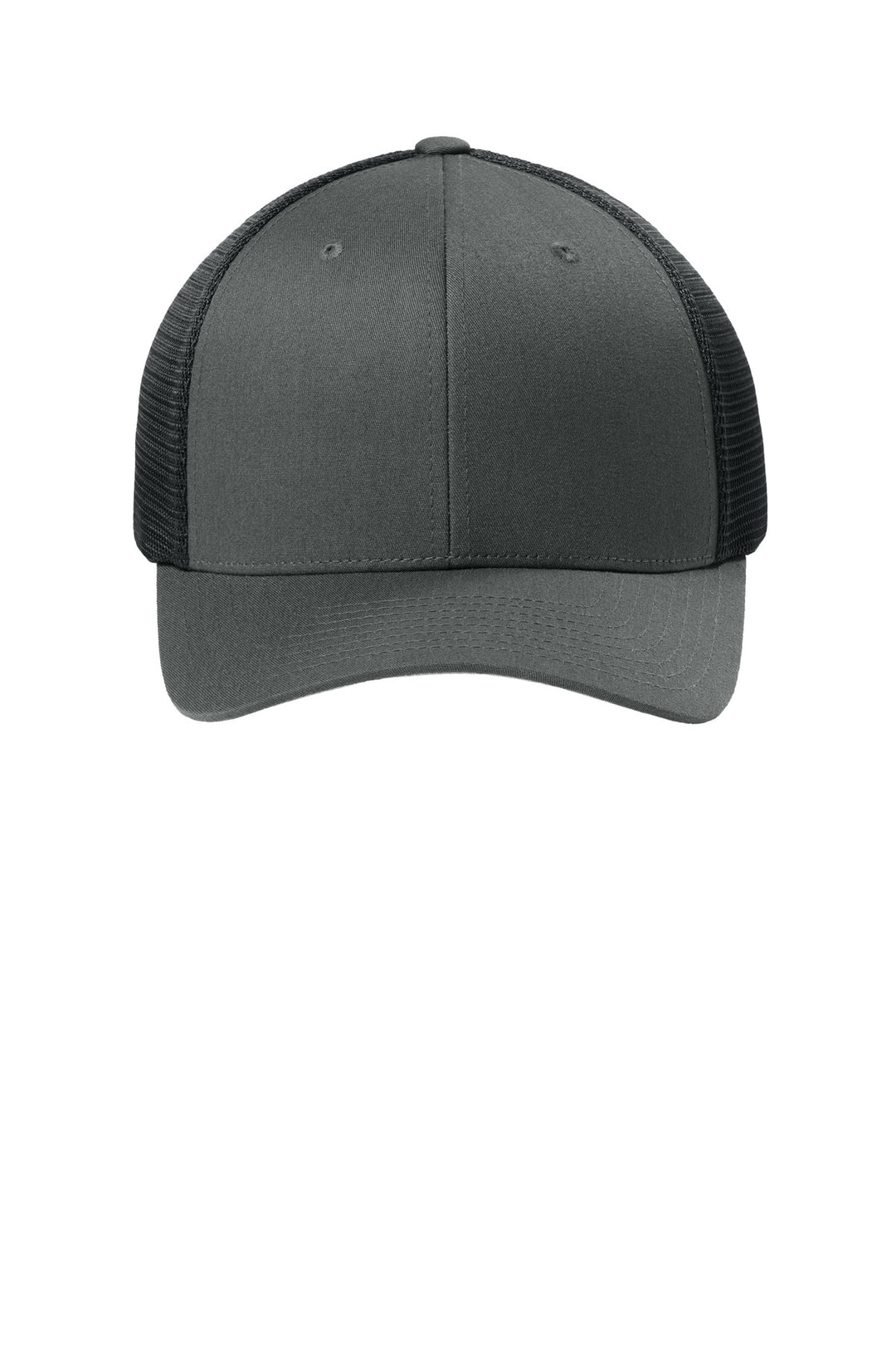 Flexfit 110 Mesh Cap FF110M — Charcoal/ Black — front