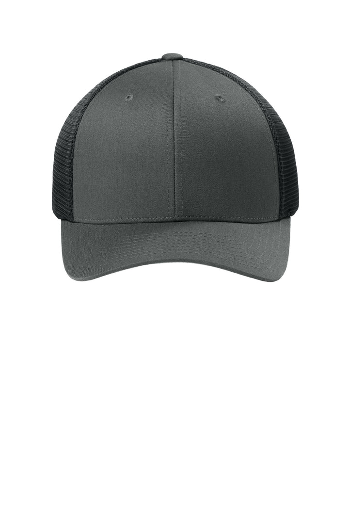 Flexfit 110 Mesh Cap FF110M — Charcoal/ Black — front