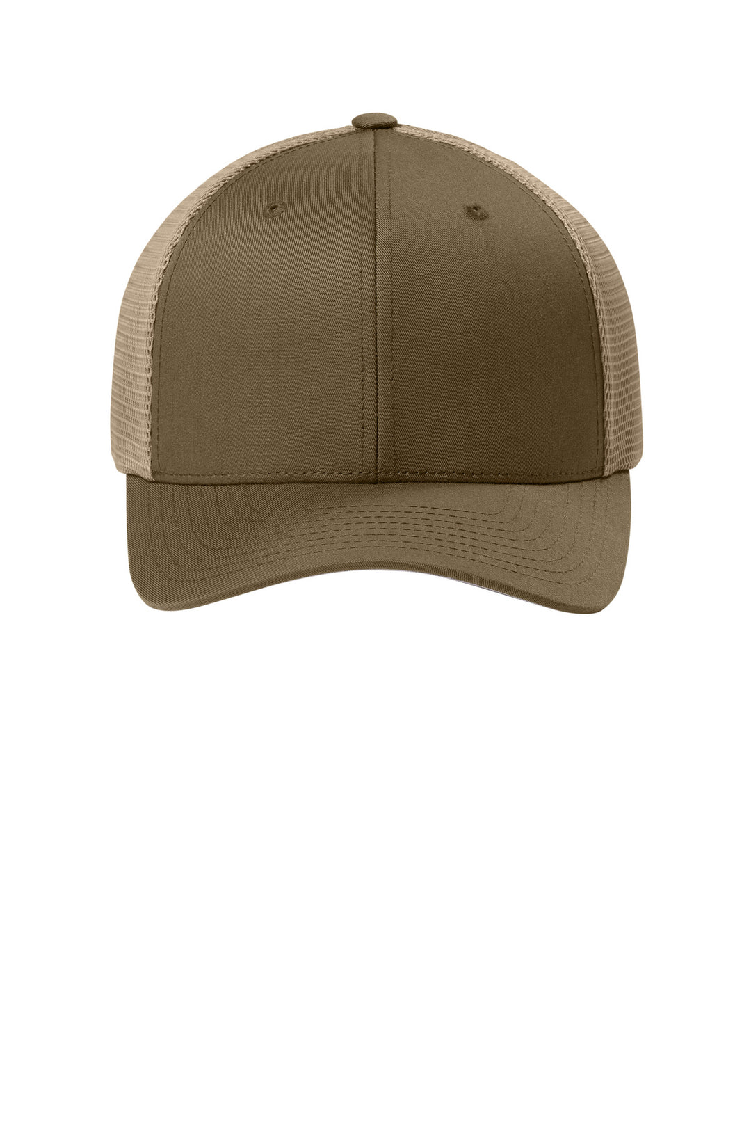 Flexfit 110 Mesh Cap FF110M — Coyote Brown/ Khaki — front
