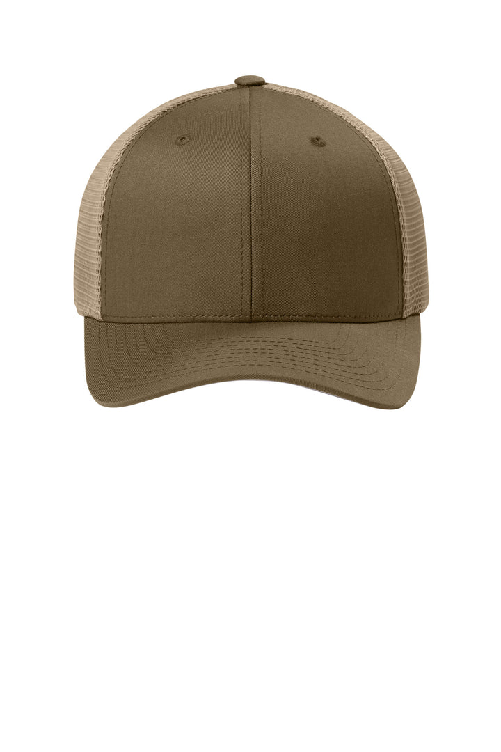 Flexfit 110 Mesh Cap FF110M — Coyote Brown/ Khaki — front