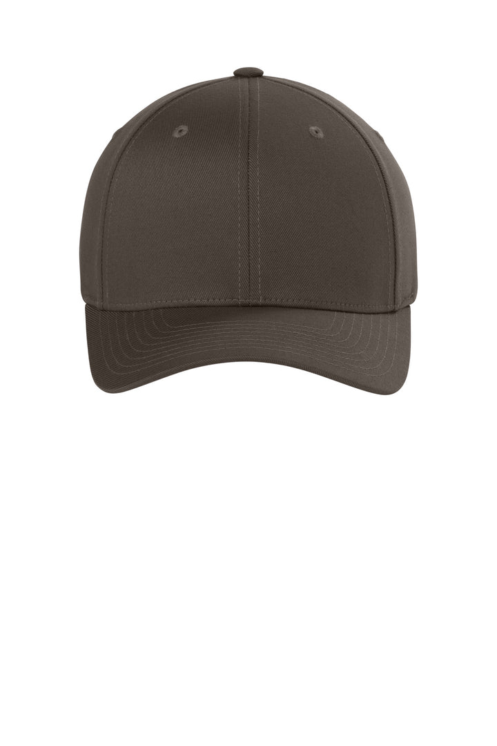 Flexfit Wooly Combed Cap FF6277 — Brown — front