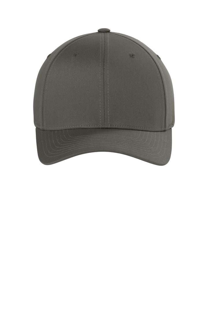 Flexfit Wooly Combed Cap FF6277 — Dark Grey — front