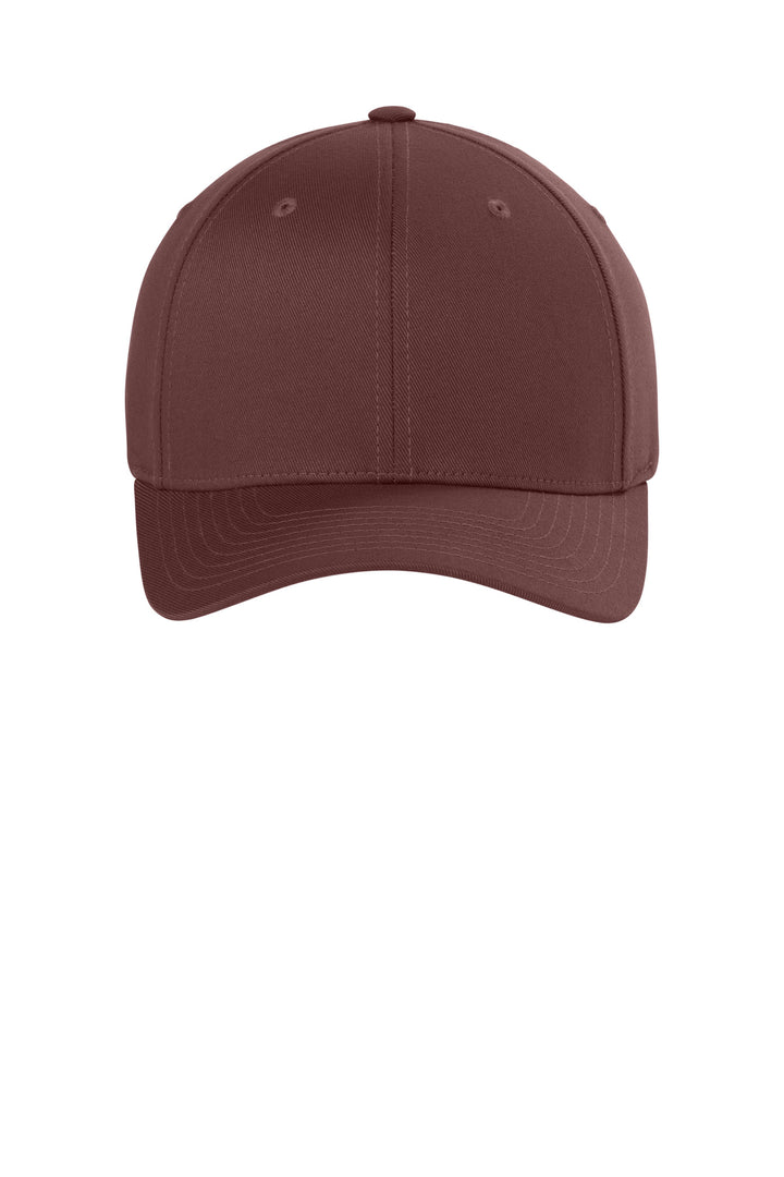Flexfit Wooly Combed Cap FF6277 — Maroon — front