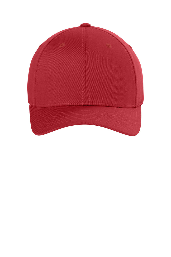 Flexfit Wooly Combed Cap FF6277 — Red — front