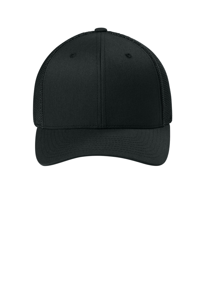 Flexfit Trucker Mesh Cap FF6511 — Black — front