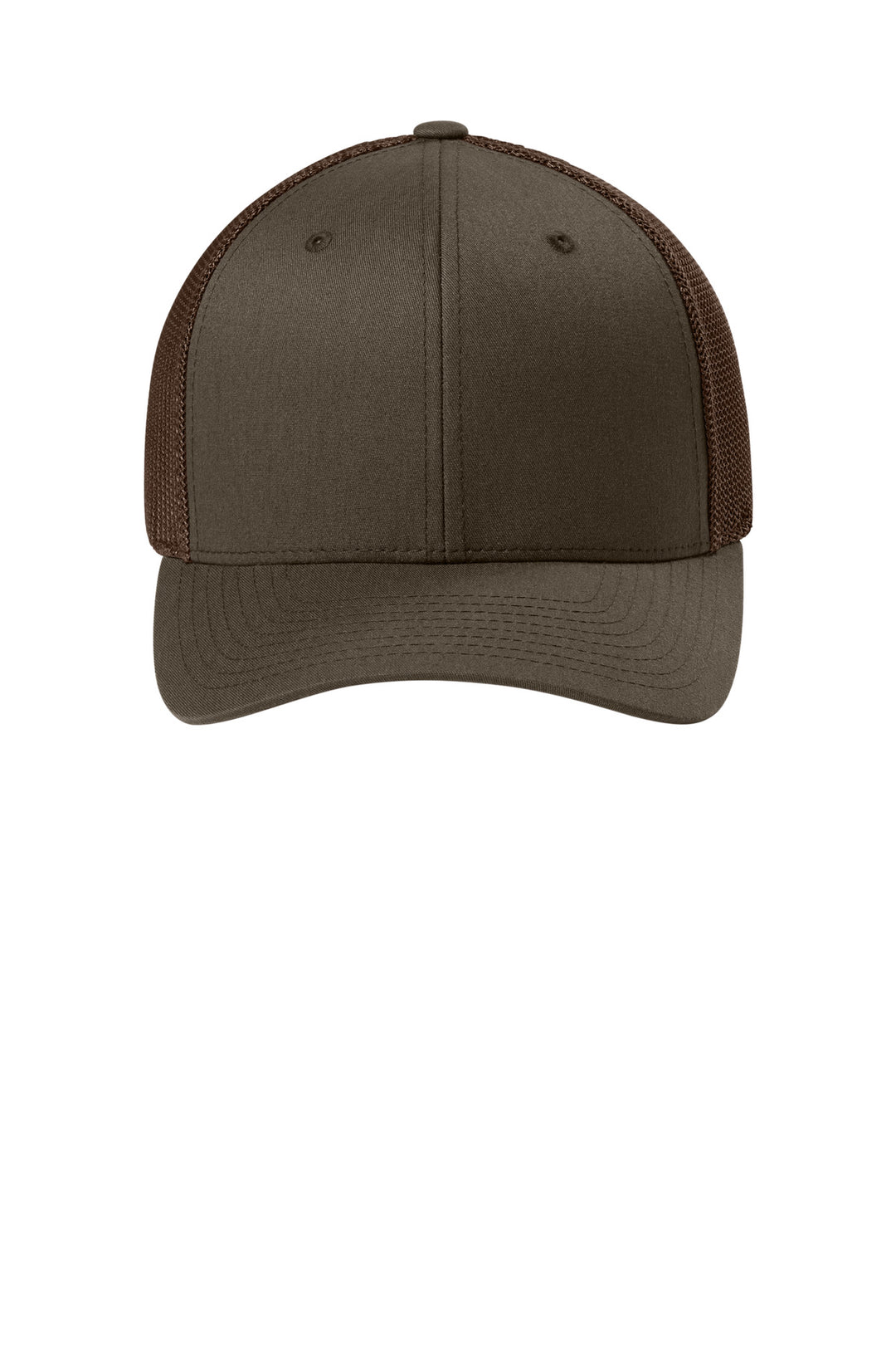 Flexfit Trucker Mesh Cap FF6511 — Brown — front