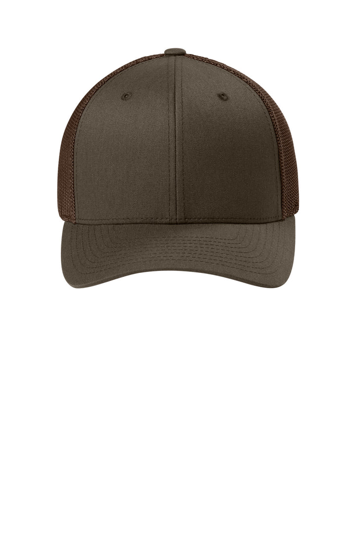 Flexfit Trucker Mesh Cap FF6511 — Brown — front