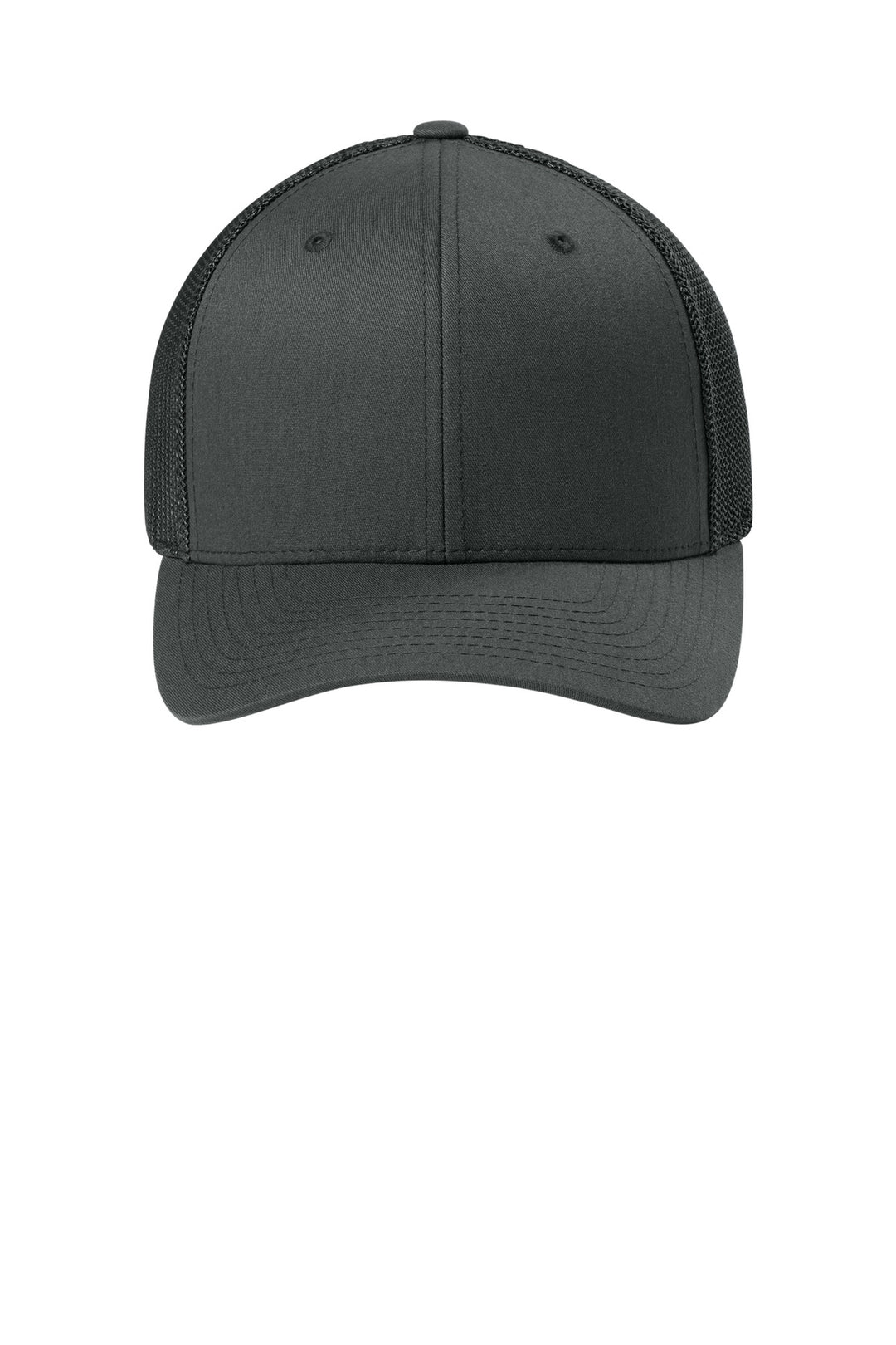 Flexfit Trucker Mesh Cap FF6511 — Charcoal — front