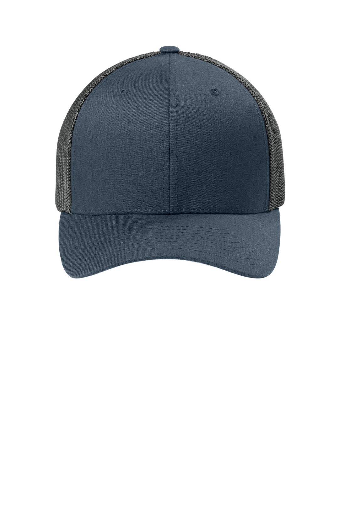 Flexfit Trucker Mesh Cap FF6511 — Navy/ Graphite — front