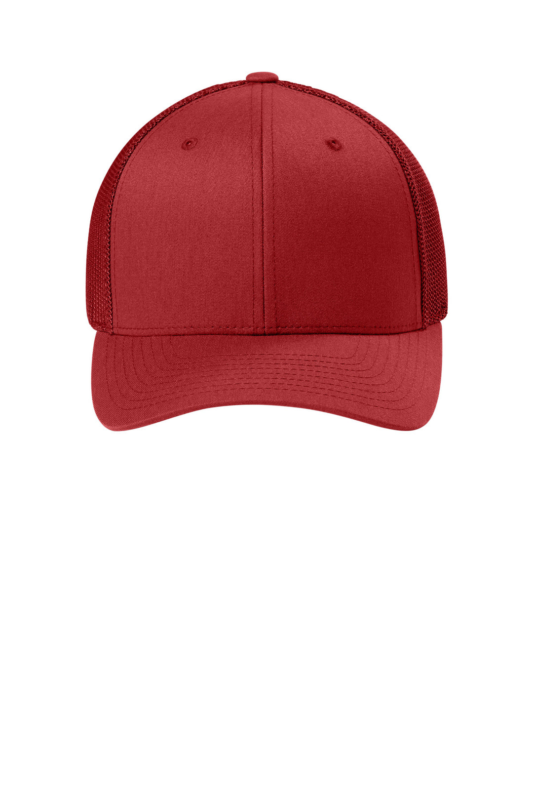 Flexfit Trucker Mesh Cap FF6511 — Red — front