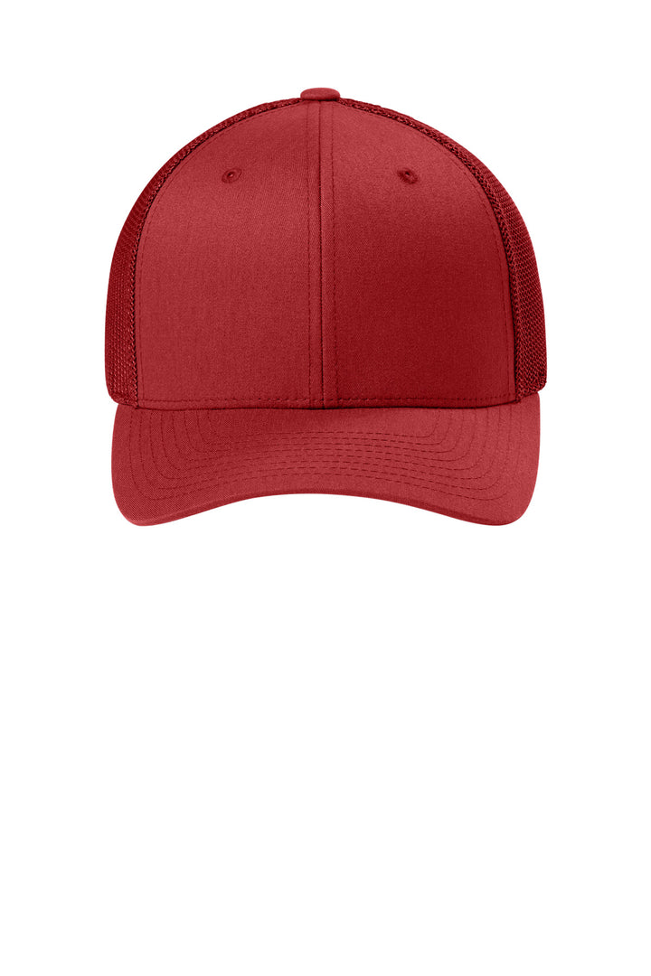 Flexfit Trucker Mesh Cap FF6511 — Red — front