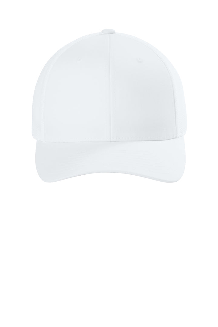Flexfit Trucker Mesh Cap FF6511 — White — front
