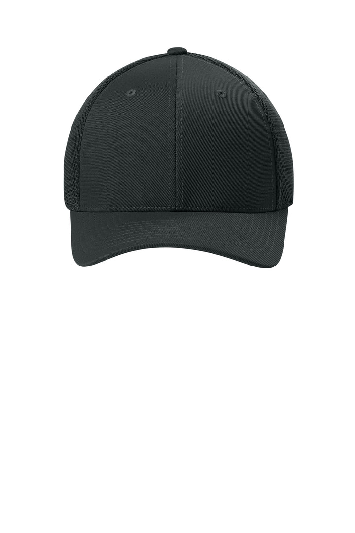 Flexfit Ultrafiber Airmesh Cap FF6533 — Black — front