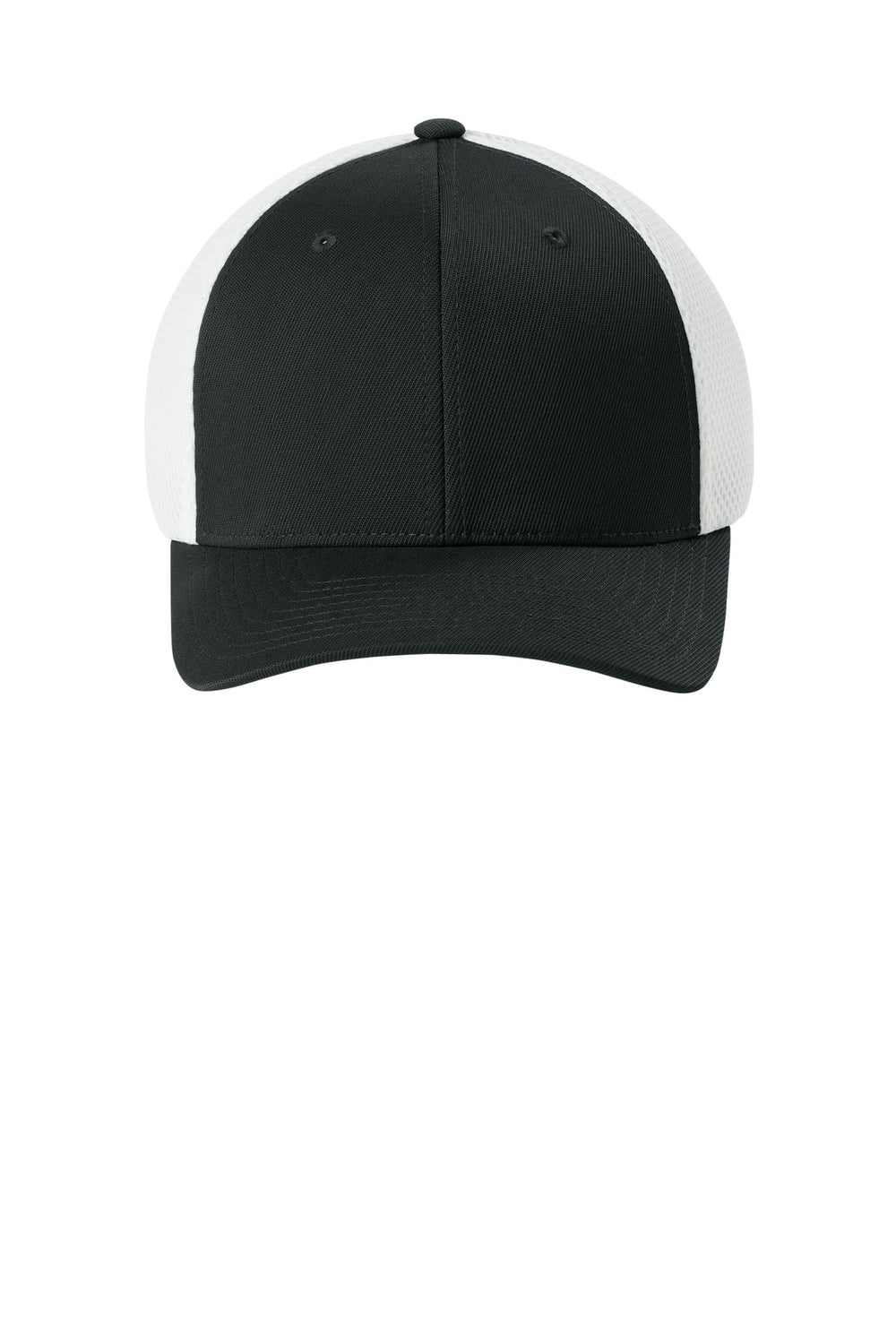 Flexfit Ultrafiber Airmesh Cap FF6533 — Black/ White — front
