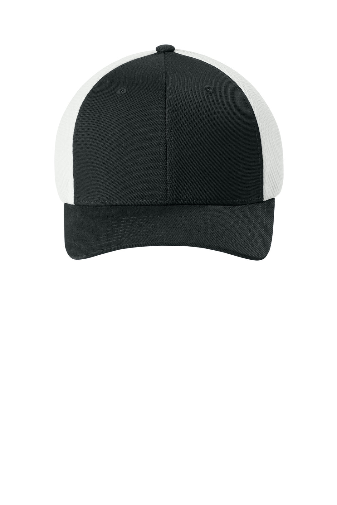 Flexfit Ultrafiber Airmesh Cap FF6533 — Black/ White — front