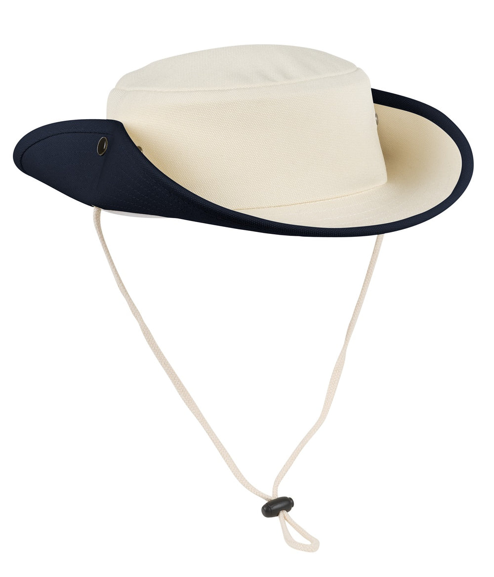 Port Authority Outback Hat.  HCF — Canvas/ Navy — front