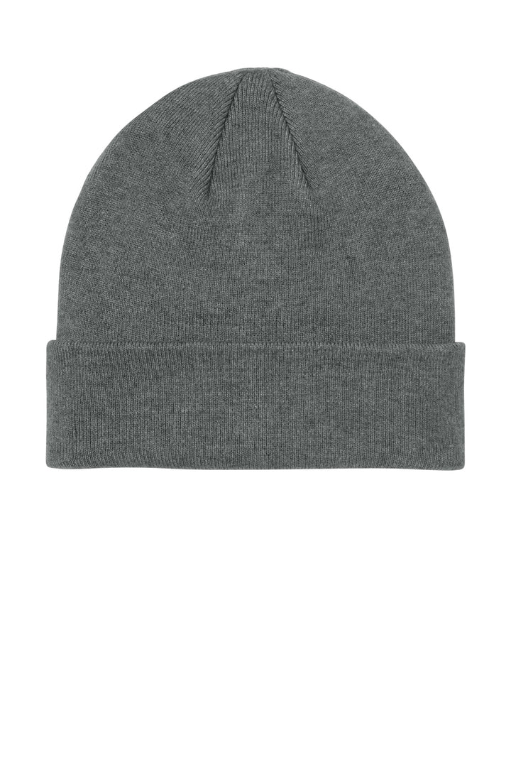 Mercer+Mettle Soft Blend Beanie MMC150 — Light Anchor Grey Heather — front