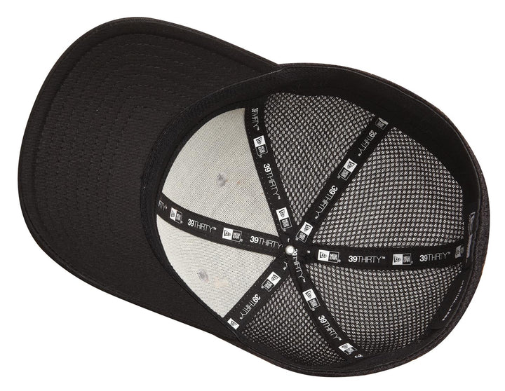 New Era - Stretch Mesh Cap.  NE1020 — Grey/ Black — front